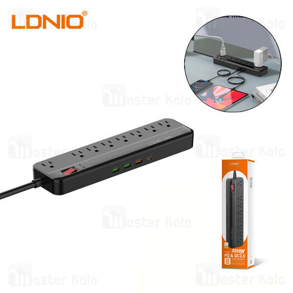 LDNIO-SU8440-US-Power-Strip-High-Power-34.5W-3USB-A-1USB-C-8US-Outlets12